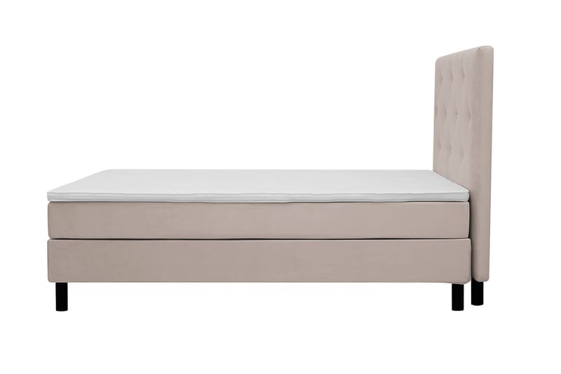 Dream Komplett Sängpaket 120x200 cm Assymetriska knappar - Beige - Products - Möbler - Säng - Kontinentalsäng