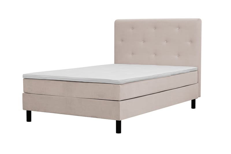 Dream Komplett Sängpaket 140x200 cm Assymetriska knappar - Beige - Products - Möbler - Säng - Kontinentalsäng