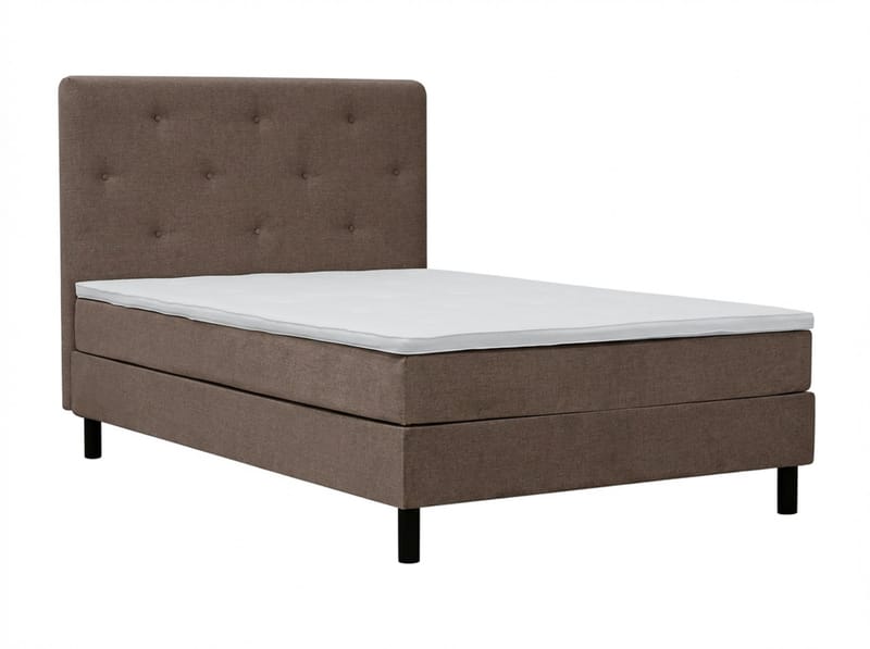 Dream Komplett Sängpaket 140x200 cm Assymetriska knappar - Brun - Products - Möbler - Säng - Kontinentalsäng