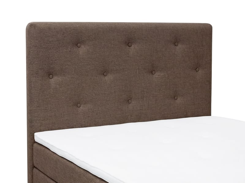 Dream Komplett Sängpaket 140x200 cm Assymetriska knappar - Brun - Products - Möbler - Säng - Kontinentalsäng