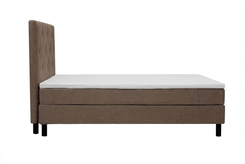Dream Komplett Sängpaket 140x200 cm Assymetriska knappar - Brun - Products - Möbler - Säng - Kontinentalsäng