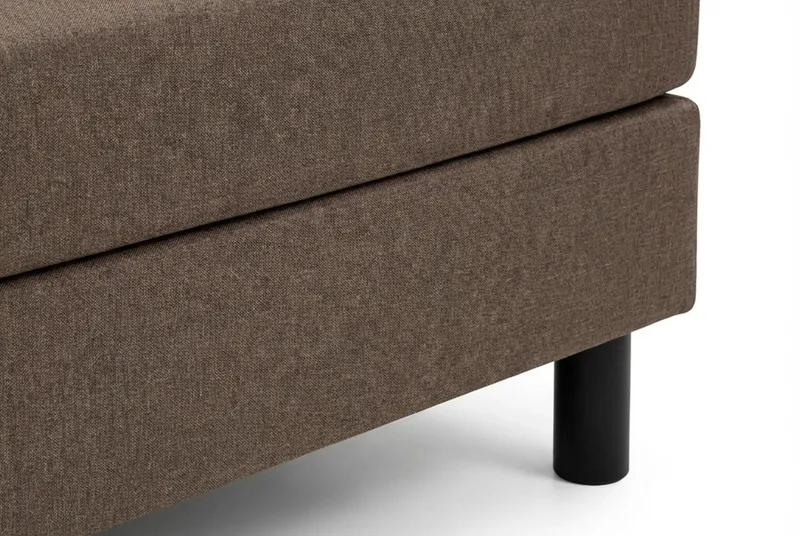 Dream Komplett Sängpaket 140x200 cm Assymetriska knappar - Brun - Products - Möbler - Säng - Kontinentalsäng