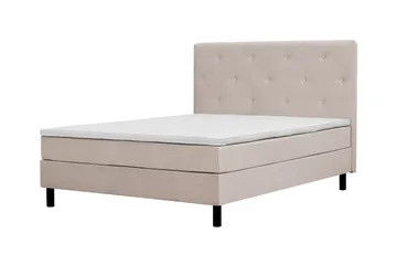 Dream Komplett Sängpaket 160x200 cm Assymetriska knappar - Beige - Products - Möbler - Säng - Kontinentalsäng