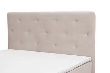 Dream Komplett Sängpaket 180x200 cm Assymetriska knappar - Beige - Products - Möbler - Säng - Kontinentalsäng