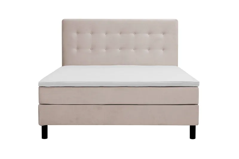 Dream Komplett Sängpaket 180x200 cm Knappar - Beige - Products - Möbler - Säng - Kontinentalsäng