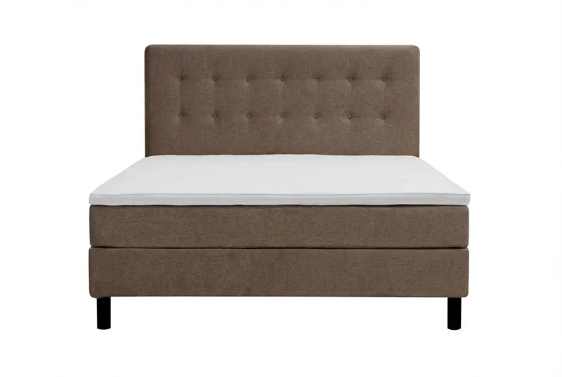 Dream Komplett Sängpaket 180x200 cm Knappar - Brun - Products - Möbler - Säng - Kontinentalsäng