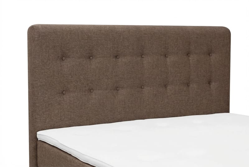 Dream Komplett Sängpaket 180x200 cm Knappar - Brun - Products - Möbler - Säng - Kontinentalsäng