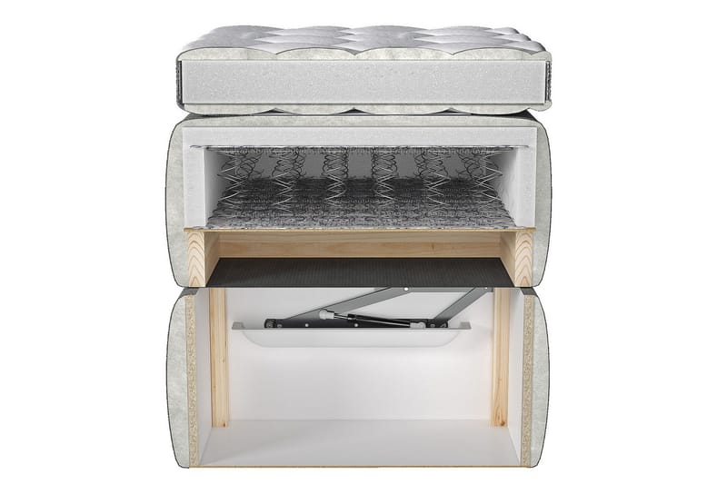 Elegantina Kontinentalsäng 140x200 cm - Products - Möbler - Säng - Säng med förvaring