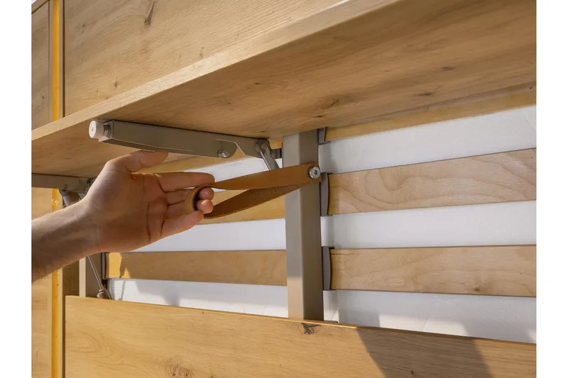 Rauk Sängskåp 211x118 cm - Vit - Products - Möbler - Säng - Gästsäng & extrasäng - Sängskåp