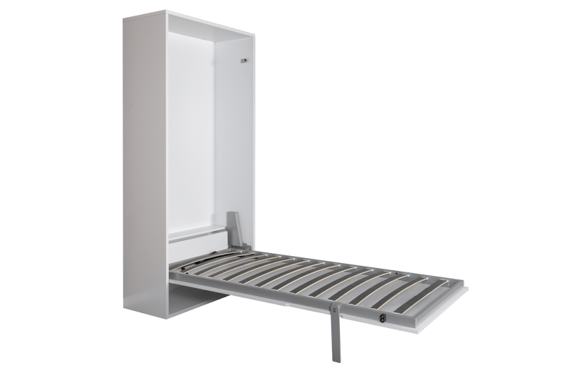 Sängskåp vit - 140×200 cm - Compact living - Vit matt - Products - Möbler - Säng - Gästsäng & extrasäng - Utdragssäng