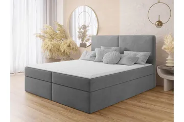 Garris Sängpaket Kontinentalsäng 140x200 cm - Grå - Products - Möbler - Säng - Komplett sängpaket