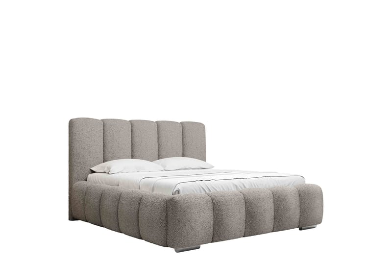 Gioia Förvaringssäng 160x200 cm - Grå - Products - Möbler - Säng - Säng med förvaring
