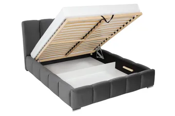 Gioia Förvaringssäng 160x200 cm - Svart - Products - Möbler - Säng - Säng med förvaring