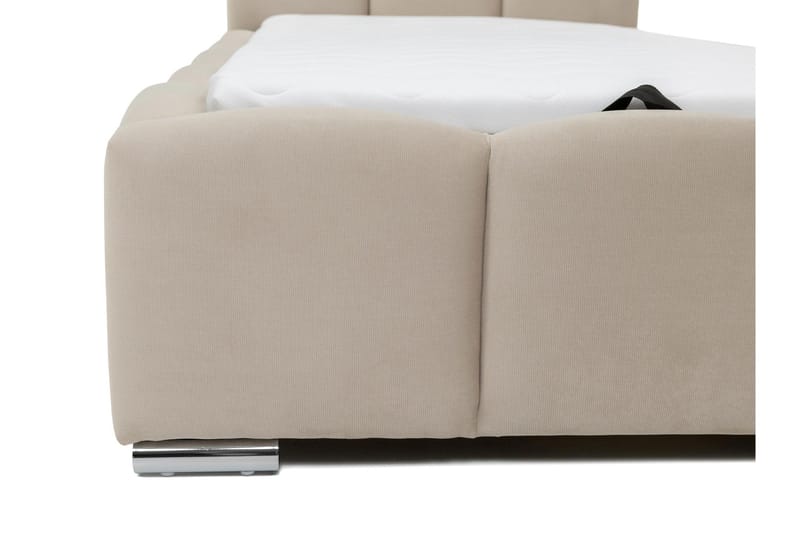 Gioia Sängram med Förvaring 90x200 cm - Grön - Products - Möbler - Säng - Sängram & sängstomme