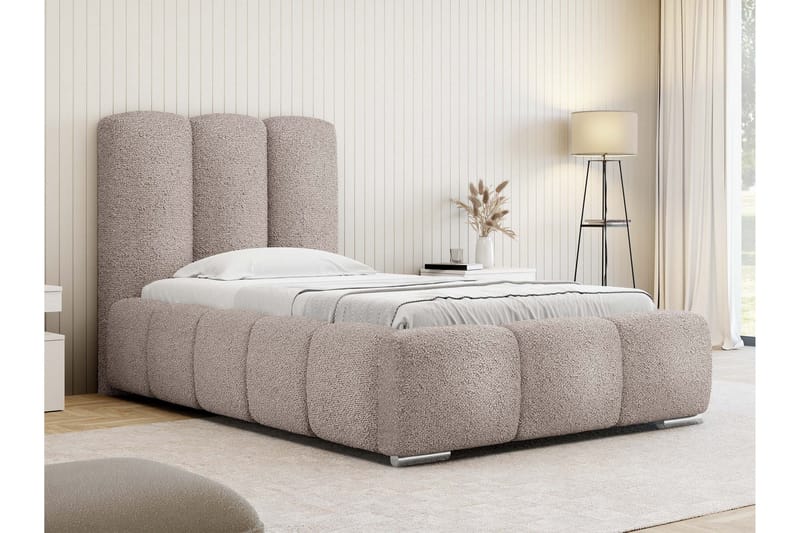 Gioia Sängram med Förvaring 90x200 cm - Rosa - Products - Möbler - Säng - Sängram & sängstomme