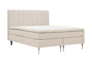 Med sänggavel - Ljusbeige