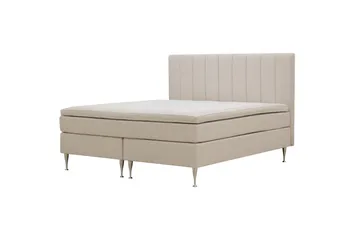 Hilton High Kontinentalsäng 160x200 cm - Ljusbeige - Products - Möbler - Säng - Kontinentalsäng
