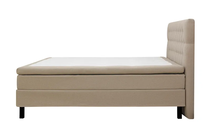 Hilton Komplett Sängpaket 160x200 cm Kontinentalsäng med diamant sänggavel - Beige - Products - Möbler - Säng - Kontinentalsäng