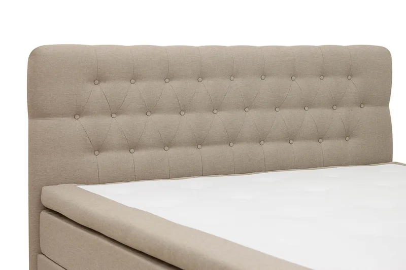 Hilton Komplett Sängpaket 160x200 cm Kontinentalsäng med diamant sänggavel - Beige - Products - Möbler - Säng - Kontinentalsäng