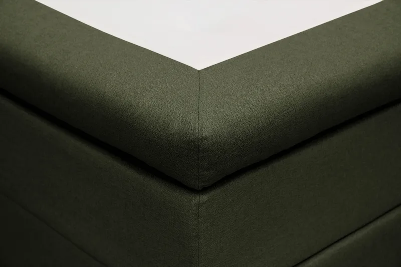 Hilton Komplett Sängpaket 160x200 cm Kontinentalsäng med diamant sänggavel - Grön - Products - Möbler - Säng - Kontinentalsäng