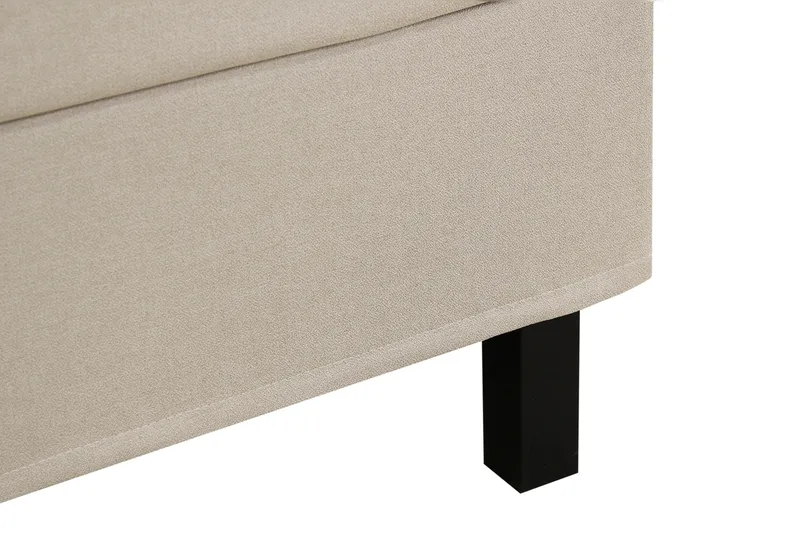 Hilton Komplett Sängpaket 160x200 cm Kontinentalsäng med rutad sänggavel - Beige - Products - Möbler - Säng - Kontinentalsäng