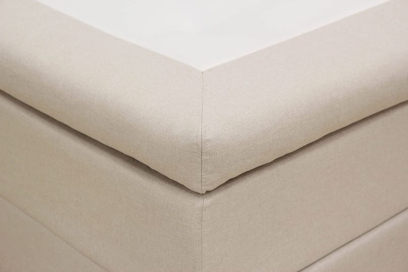 Hilton Komplett Sängpaket 160x200 cm Kontinentalsäng med rutad sänggavel - Beige - Products - Möbler - Säng - Kontinentalsäng