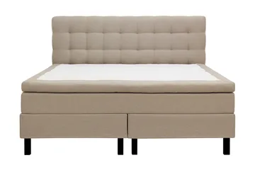 Hilton Komplett Sängpaket 160x200 cm Kontinentalsäng med rutad sänggavel