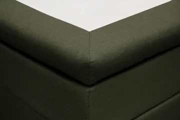 Hilton Komplett Sängpaket 160x200 cm Kontinentalsäng med rutad sänggavel - Grön - Products - Möbler - Säng - Kontinentalsäng