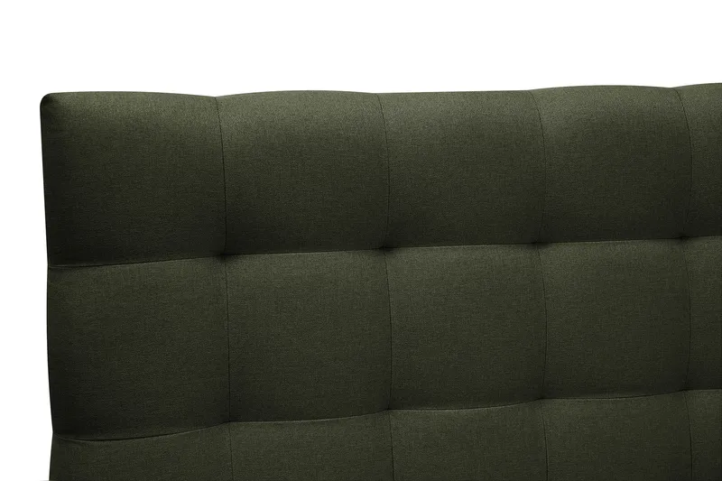 Hilton Komplett Sängpaket 160x200 cm Kontinentalsäng med rutad sänggavel - Grön - Products - Möbler - Säng - Kontinentalsäng