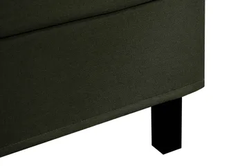 Hilton Komplett Sängpaket 160x200 cm Kontinentalsäng med rutad sänggavel - Grön - Products - Möbler - Säng - Kontinentalsäng