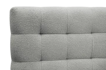 Hilton Komplett Sängpaket 180x200 cm Kontinentalsäng med rutad sänggavel - Grå - Products - Möbler - Säng - Kontinentalsäng