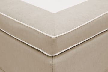 Hilton Lyx Komplett Sängpaket 160x200 cm Kontinentalsäng med knappad sänggavel - Beige - Products - Möbler - Säng - Kontinentalsäng