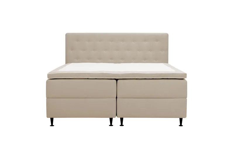 Hilton Plus Komplett Sängpaket med Förvaring 180x200 cm - Beige - Products - Möbler - Säng - Enkelsäng