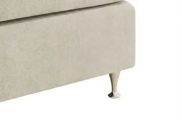 Hilton Premium Kontinentalsäng 160x200 cm - Beige Tyg - Products - Möbler - Säng - Kontinentalsäng