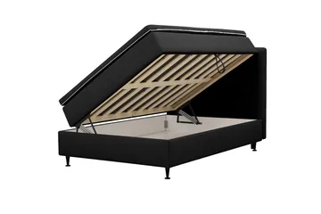 Hilton Plus Komplett Sängpaket med Förvaring 120x200 cm - Antracit - Products - Möbler - Säng - Enkelsäng