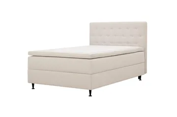 Hilton Plus Komplett Sängpaket med Förvaring 120x200 cm - Ljusbeige - Products - Möbler - Säng - Säng med förvaring