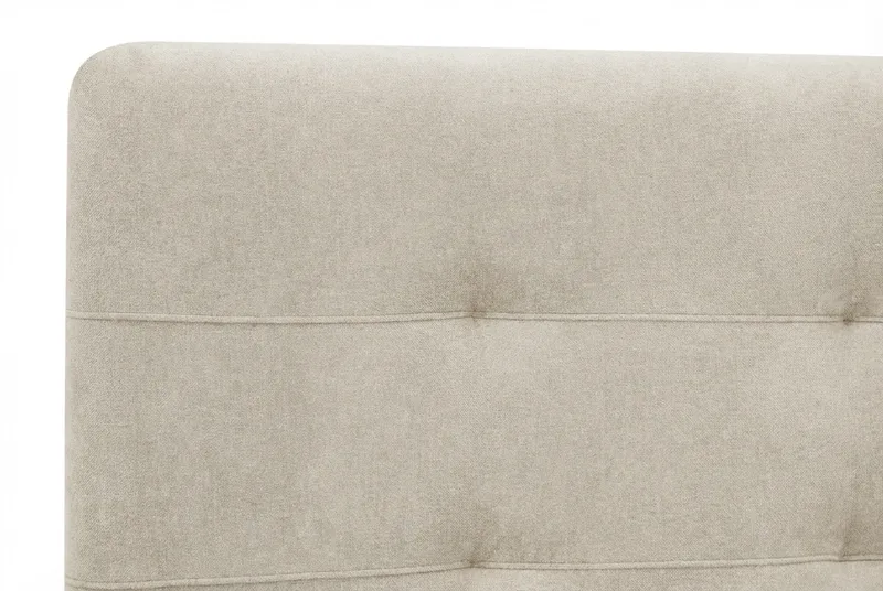 Hilton Premium Komplett Sängpaket 160x200 cm Kontinentalsäng med Sänggavel - Beige Tyg - Products - Möbler - Säng - Kontinentalsäng
