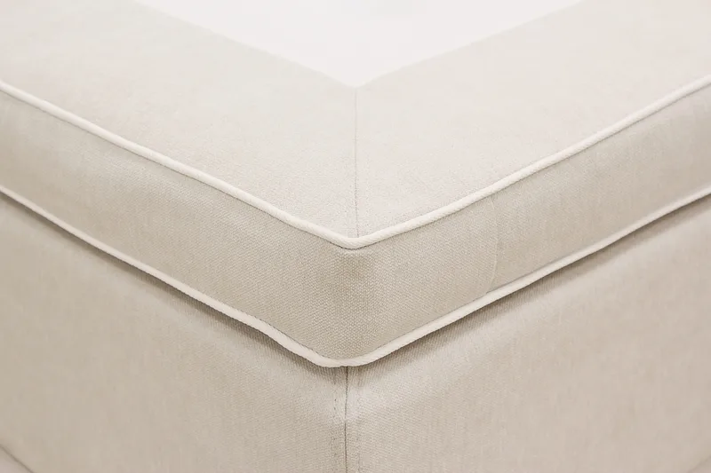 Hilton Premium Kontinentalsäng 160x200 cm - Ljusbeige Tyg - Products - Möbler - Säng - Kontinentalsäng
