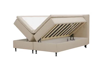 Hilton Plus Komplett Sängpaket med Förvaring 180x200 cm - Beige - Products - Möbler - Säng - Enkelsäng