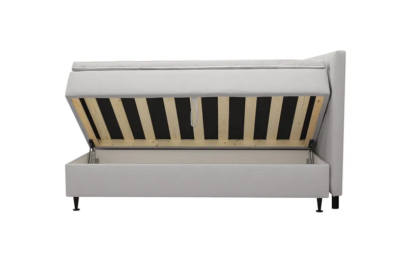 Hilton Plus Komplett Sängpaket med Förvaring 180x200 cm - Grå - Products - Möbler - Säng - Säng med förvaring