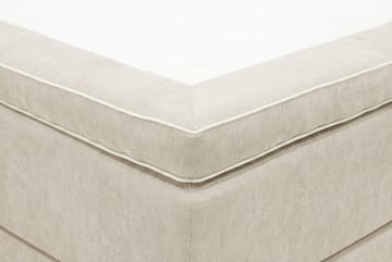 Hilton Premium Komplett Sängpaket 160x200 cm Kontinentalsäng med Sänggavel - Beige Tyg - Products - Möbler - Säng - Kontinentalsäng