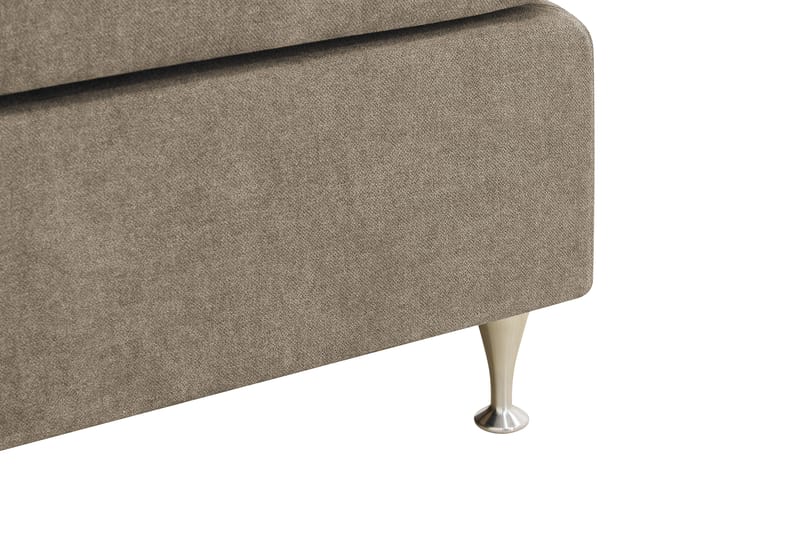 Hilton Premium Kontinentalsäng 160x200 cm - Ljusbrun Tyg - Products - Möbler - Säng - Kontinentalsäng