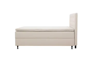 Hilton Plus Komplett Sängpaket med Förvaring 120x200 cm - Ljusbeige - Products - Möbler - Säng - Säng med förvaring