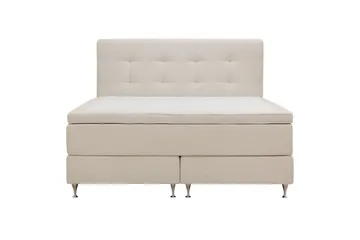 Med sänggavel - Ljusbeige