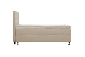 Hilton Plus Komplett Sängpaket med Förvaring 90x200 cm - Beige - Products - Möbler - Säng - Enkelsäng