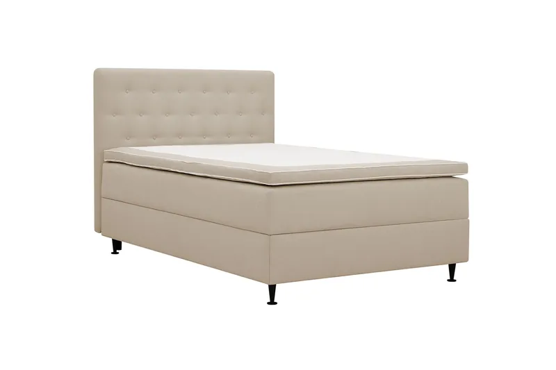 Hilton Plus Komplett Sängpaket med Förvaring 120x200 cm - Beige - Products - Möbler - Säng - Enkelsäng
