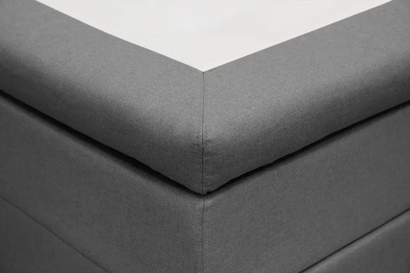 HVILA Classic Komplett Sängpaket 160x200 cm Kontinentalsäng med rutad sänggavel - Grå - Products - Möbler - Säng - Komplett sängpaket