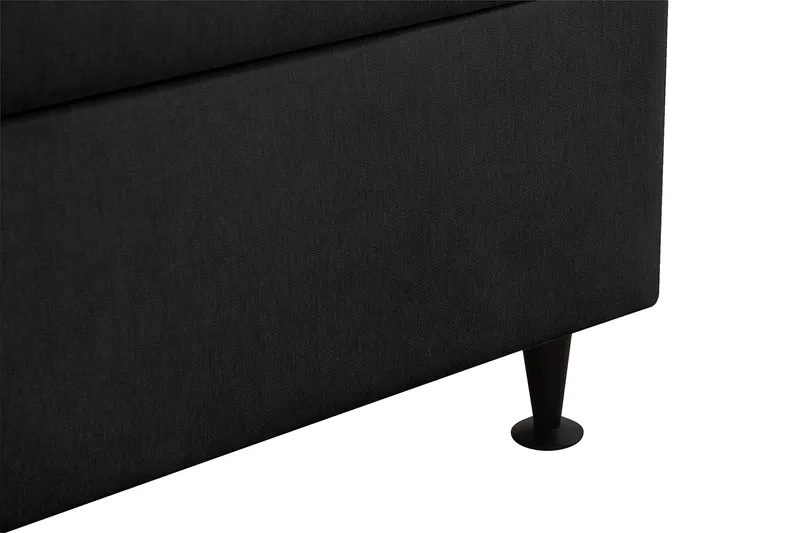 HVILA Plus Kontinentalsäng med Förvaring 120x200 cm - Antracit - Products - Möbler - Säng - Enkelsäng