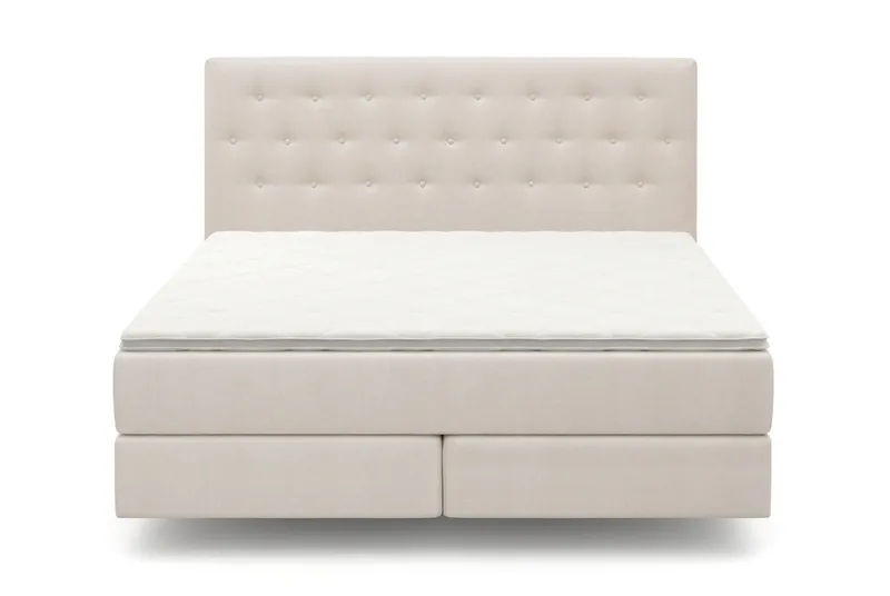 HVILA Premium Sängpaket Kontinentalsäng 180x200 cm med svävande effekt inkl. Bäddmadrass i Polyesterskum Vändbar Sommar & Vintersida och Tvättbar klädsel - Sommar & Vintersida - Products - Möbler - Säng - Komplett sängpaket