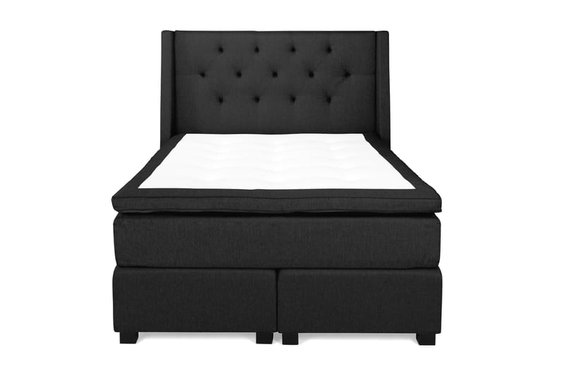 Imperia Kontinentalsäng 140x200 cm, Svart